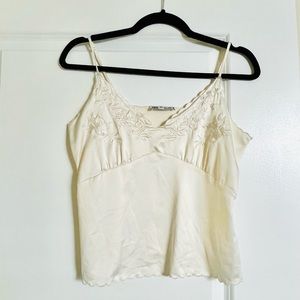 ZARA Satin Cream Cami
